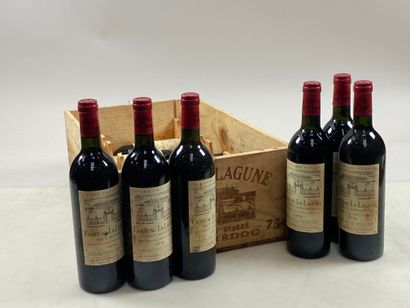 null 12 bottles Château La Lagune 1978 3rd GCC Haut-Medoc CB (BG/NTLB, LABELS TA...