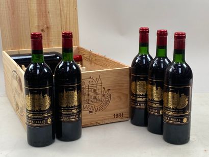 null 12 bouteilles Château Palmer 1981 3ème GCC Margaux CB (BG/NTLB)