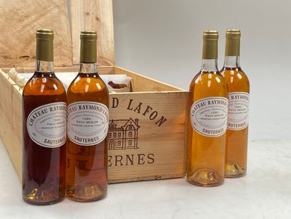 null 12 bouteilles Château Raymond-Lafon 1986 Sauternes CB (BG)