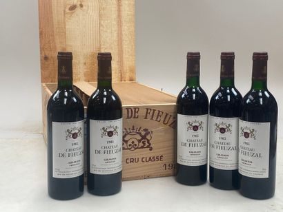 12 bouteilles Château de Fieuzal 1985 CC...