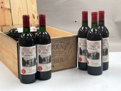 null 12 bouteilles Clos René 1985 Pomerol CB (BG/NTLB)