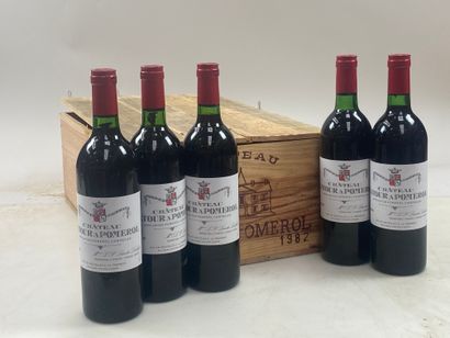 null 12 bouteilles Château Latour à Pomerol 1982 Pomerol CB