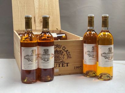 null 12 bouteilles Château Coutet 1997 1er GCC Sauternes CB