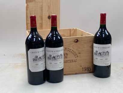 null 6 magnums Château d'Angludet 1985 Cbourgeois Margaux CB