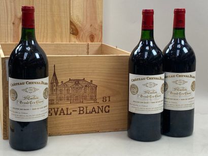 null 6 magnums Château Cheval Blanc 1981 1er GCC A Saint-Emilion CB