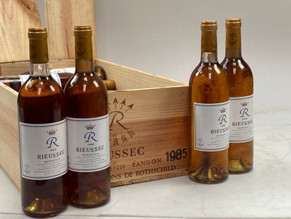 null 12 bouteilles Château Rieussec 1985 1er GCC Sauternes CB