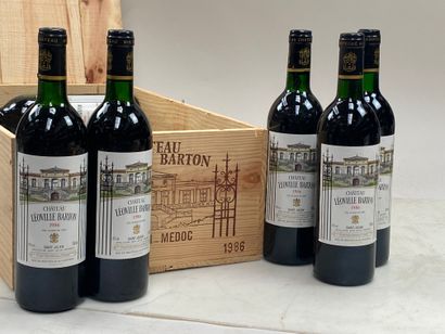 12 bouteilles Château Léoville Barton 1986...