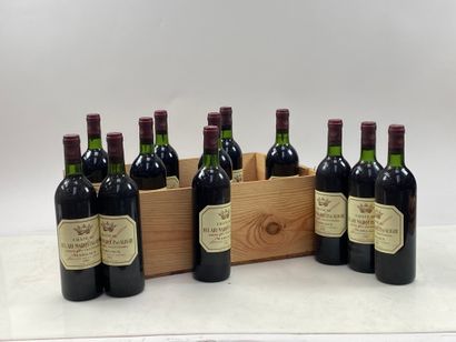 12 bouteilles Château Bel Air Marquis d'Aligre...