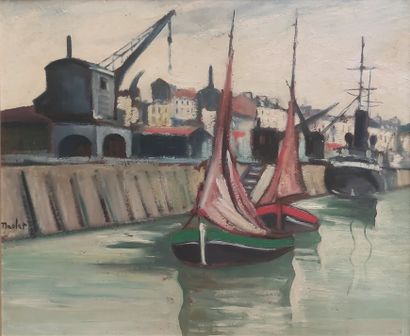 Élisée MACLET (1881-1962)
Port de Dieppe...