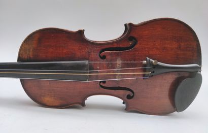 null whole violin with old label : Harris Carlo...... Length : 36.3 cm (wear) with...
