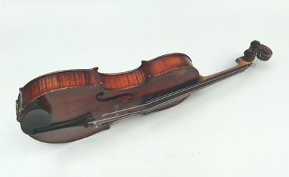 null whole violin with old label : Harris Carlo...... Length : 36.3 cm (wear) with...