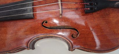 null Violin by Roger and Max MILLANT made in Paris in 1942, numbered189, bearing...