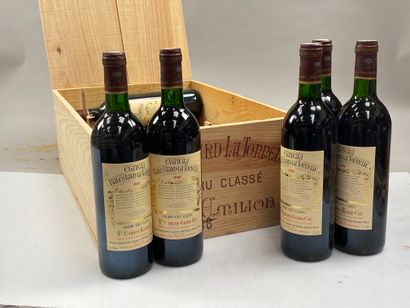 null 12 bouteilles Château Balestard La Tonnelle 1988 GCC Saint-Emilion CB (BG)