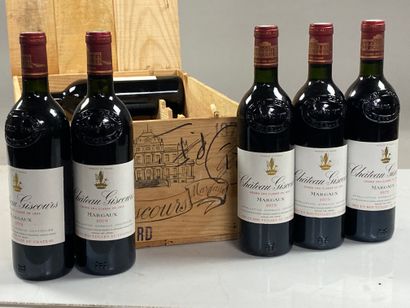 null 12 bouteilles Château Giscours 1979 3ème GCC Margaux CB (BG)