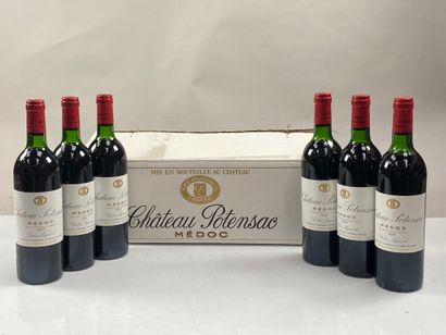 null 12 bottles Château Potensac 1982 C Bourgeois Médoc (original box) (BG/NTLB,...