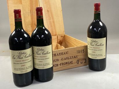 null 3 magnums Château la Fleur Cailleau 1985 Canon Fronsac (BG)