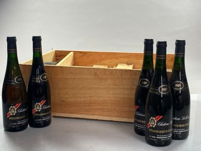 12 bouteilles Quarts de Chaume Château Bellerive...