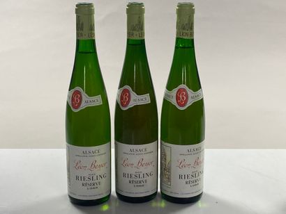 null 3 bouteilles Riesling Réserve 88 1988 Léon Beyer