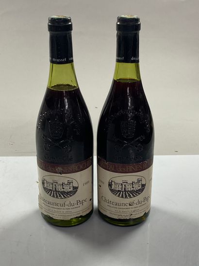 2 bouteilles CDP Château des Fines Roches...