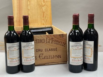 null 12 bouteilles Château Balestard La Tonnelle 1985 GCC Saint-Emilion CB (BG/N...