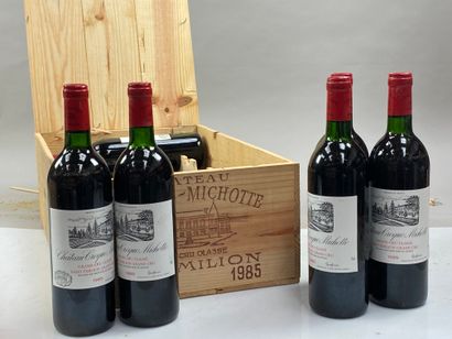 12 bouteilles Château Croque-Michotte 1985...