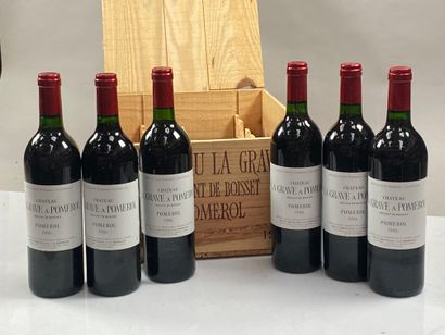 null 12 bouteilles Château La Grave 1986 Pomerol CB