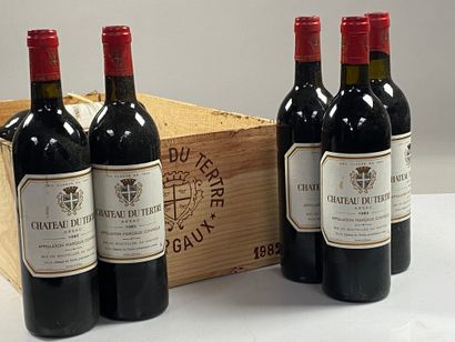 12 bouteilles Château du Tertre 1982 5ème...