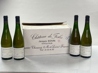12 bouteilles Château de Fesles La Chapelle...
