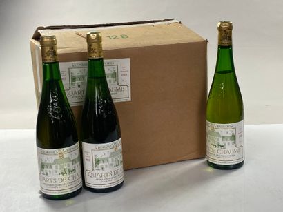 12 bouteilles Quarts de Chaume Baumard 1985...
