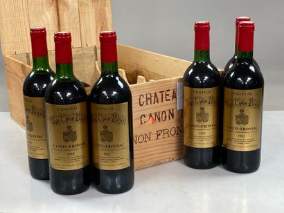 12 bouteilles Château Vray Canon Boyer 1982...