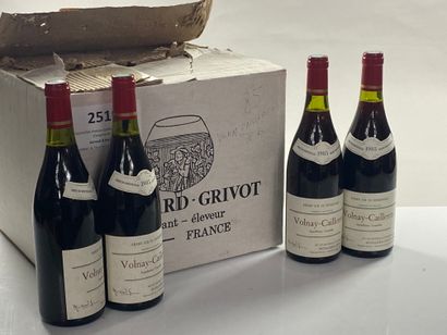 null 12 bottles Volnay-Caillerets 1985 Moillard-Grivot (original box)