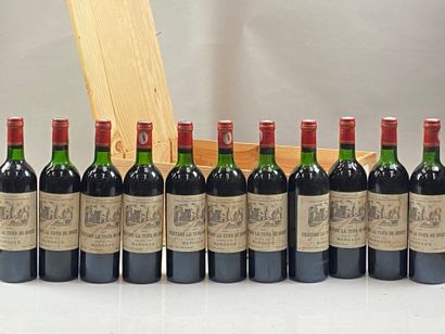 11 bouteilles Château La Tour de Mons 1975...