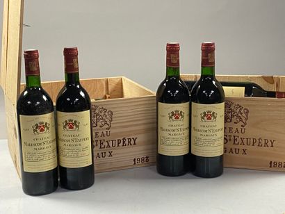 null 12 bouteilles Château Malescot Saint-Exupéry 1983 3ème GCC Margaux (CB de 6)...