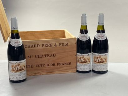 6 bouteilles Volnay Caillerets Ancienne Cuvée...