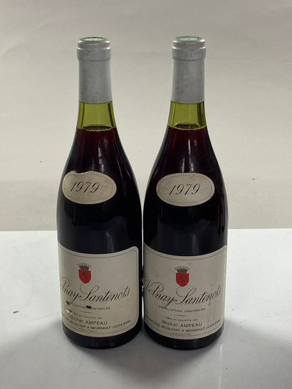2 bouteilles Volnay Santenots 1979 Michel...