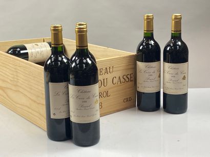 12 bouteilles Château La Croix du Casse 1998...