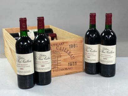 12 bouteilles Château la Fleur Cailleau 1986...