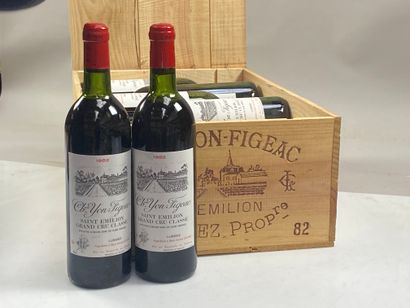 12 bouteilles Château Yon-Figeac 1982 GCC...