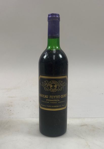 null 1 bouteilles Château Feytit-Clinet 1975 Pomerol (NLB)