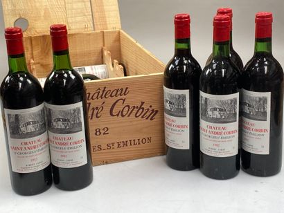 12 bouteilles Château Saint-André Corbin...