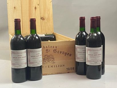 12 bouteilles Château Moulin Saint-Georges...