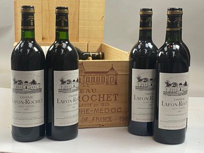 12 bouteilles Château Lafon-Rochet 1982 4ème...