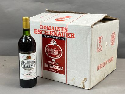 12 bouteilles Château Rauzan-Ségla 1981 2ème...