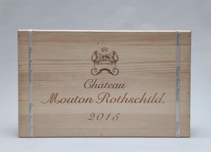 6 blles Cht Mouton Rothschild CB 2015