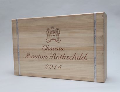 6 blles Cht Mouton Rothschild CB 2015