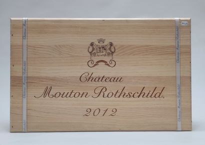 6 blles Cht Mouton Rothschild CB 2012