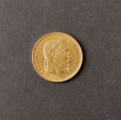 A PIECE of 20 francs gold Napoléon III
SELLING...