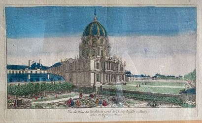 Five optical views of the Ecole Militaire,...