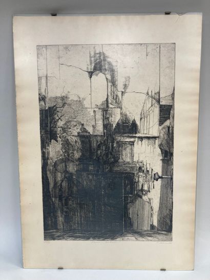 Peter ACKERMANN (1934-2007)
Untitled
Etching
Signed,...