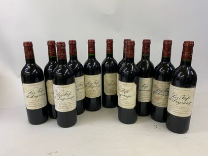 11 bouteilles LES FIEFS DE LAGRANGE 1999...